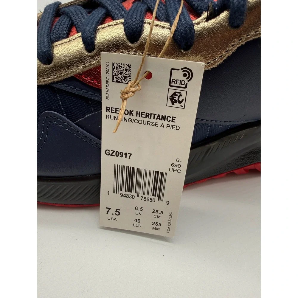 Reebok Heritance Power Rangers Shoes Mens 7.5 Blue New GZ0917 Sneakers